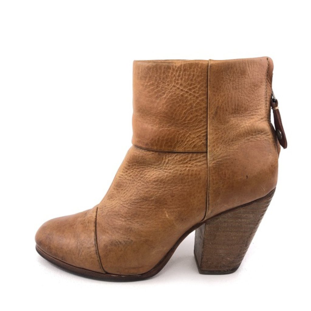 Rag & Bone Newbury Back Zip Ankle Boots 8.5